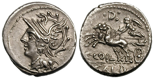 coelia roman coin denarius